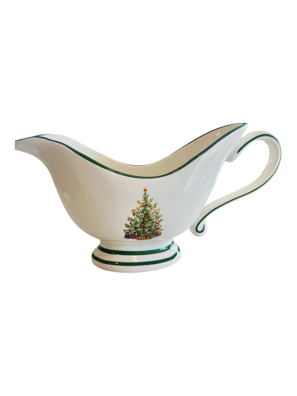 Christopher Radko Traditions Holiday Celebrations Porcelain Gravy Boat